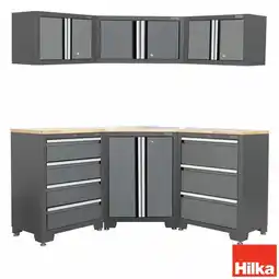 Costco Hilka 7 Piece Garage Corner Cabinet Set offer