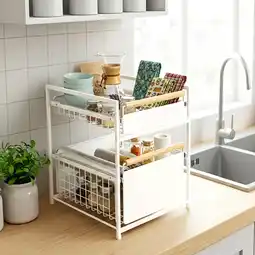 Costco Mesa 2 Tier Organiser with Drawers offer