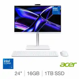 Costco Acer C24-A, Intel Core 5, 16GB RAM, 1TB SSD, 24 Inch All in One Desktop PC, DQ.BRNEK.003 offer