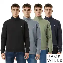 Costco Jack Wills Men's Melange 1/4 Zip Jumper offer