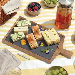 Costco BirdRock Home Slate & Acacia Serving Board offer