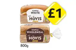 Londis Hovis Simple White, Wholemeal offer