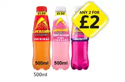 Londis Lucozade Energy Original, Zero Sugar Pink Lemonade, Grafruitti offer