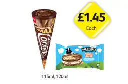 Londis Cornetto Max, Ben & Jerry's Cookie Dough offer