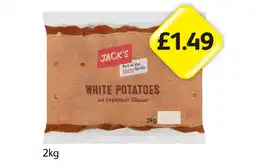 Londis Jack's White Potatoes offer