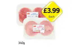 Londis Jack's Unsmoked Gammon Steaks, Smoked offer