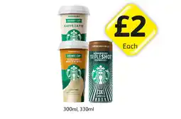 Londis Starbucks Caffe Latte, Caramel Macchiato, Triple Shot offer