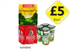 Londis Thatchers Gold, Madri, Inch's offer