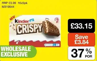 Kinder crispy