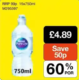 Booker Wholesale Natural Purelife offer
