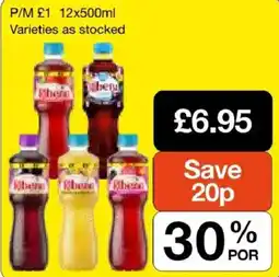 Booker Wholesale Rhein drinks offer