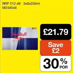 Booker Wholesale Red Bull offer