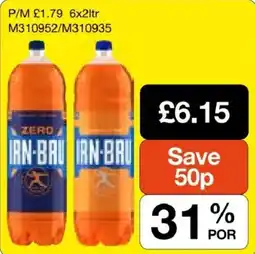 Booker Wholesale Irn-Bru Zero offer