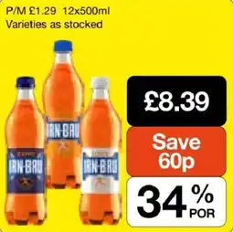Booker Wholesale Iron-Bro offer