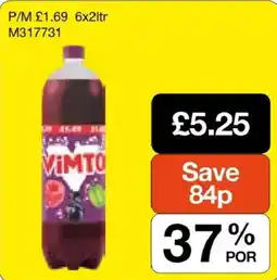 Booker Wholesale Vimto offer