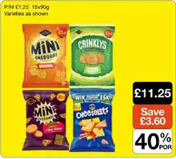 Booker Wholesale Mini Cheddars offer