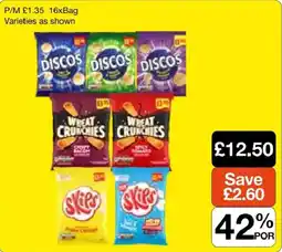 Booker Wholesale Discos wheat crunchies skies offer