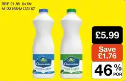 Booker Wholesale Cremendale milk offer