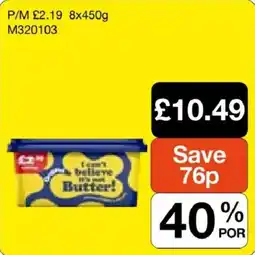 Booker Wholesale I can't believe it's not butter! offer