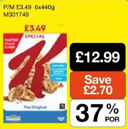 Booker Wholesale Kellogg's Special K The Original offer