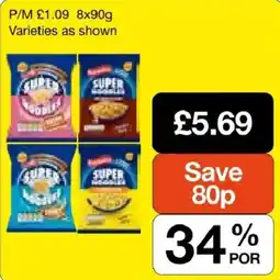 Booker Wholesale Super Noodles offer