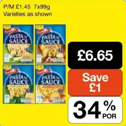 Booker Wholesale Pasta by Sauce offer