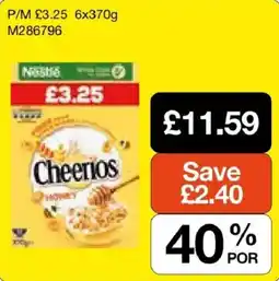 Booker Wholesale Nestle cheerios offer