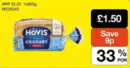 Booker Wholesale Hovis granary offer