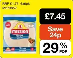 Booker Wholesale Mission wraps offer