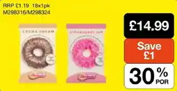 Booker Wholesale Cocoa Cream Strawberry Jam offer
