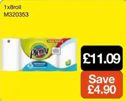 Booker Wholesale Plenty toilet rolls offer