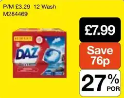 Booker Wholesale Daz 12 wash offer