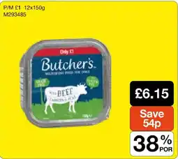 Booker Wholesale Butcher's nourishing food for dogs offer