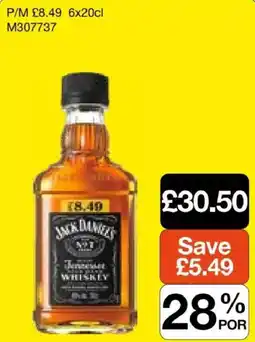 Booker Wholesale Jack Daniels Tennessee Whiskey offer