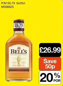 Booker Wholesale Bell's blended whisky offer