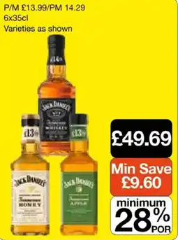 Booker Wholesale Jack Daniel's assorted whiskeys offer