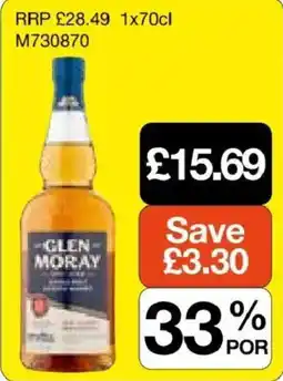 Booker Wholesale Glen Moray offer