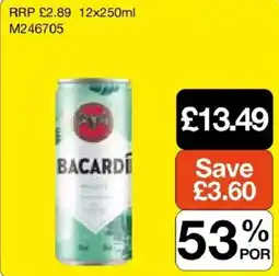 Booker Wholesale Bacardi offer