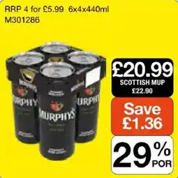 Booker Wholesale Scottish mup offer