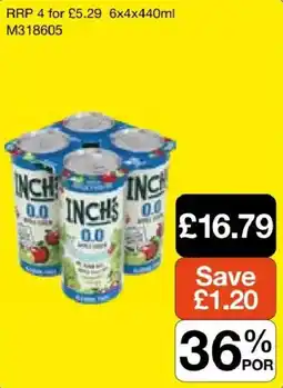 Booker Wholesale Inch's 0.0 offer