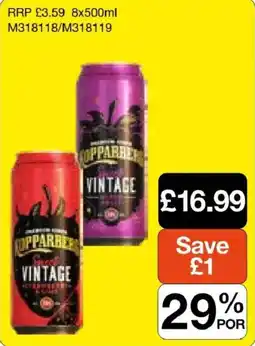 Booker Wholesale Coppaberry vintage offer