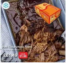Booker Wholesale Pork Collars/Neck Fillets offer