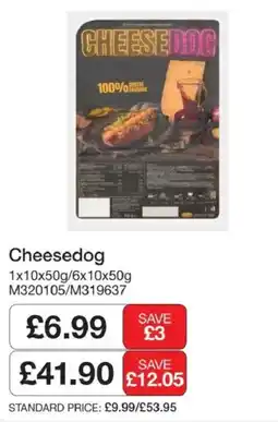 Booker Wholesale Cheesedog offer