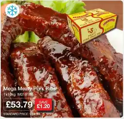 Booker Wholesale Mega Meaty Pork Ribs offer