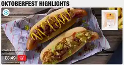 Booker Wholesale Chef's Larder Bratwurst offer