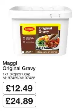 Booker Wholesale Maggi original gravy offer