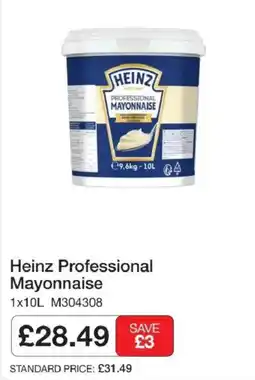 Booker Wholesale Heinz professional mayonnaise offer