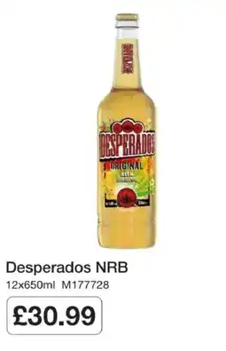 Booker Wholesale Desperados nrb offer