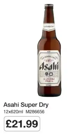 Booker Wholesale Asahi super dry offer