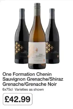 Booker Wholesale One Formation Chenin Sauvignon Grenache/Shiraz Grenache/Grenache Noir offer